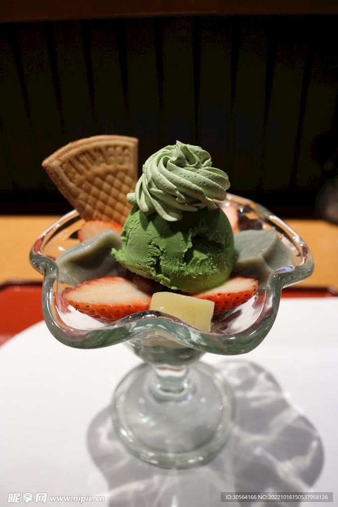 日式抹茶冰淇淋