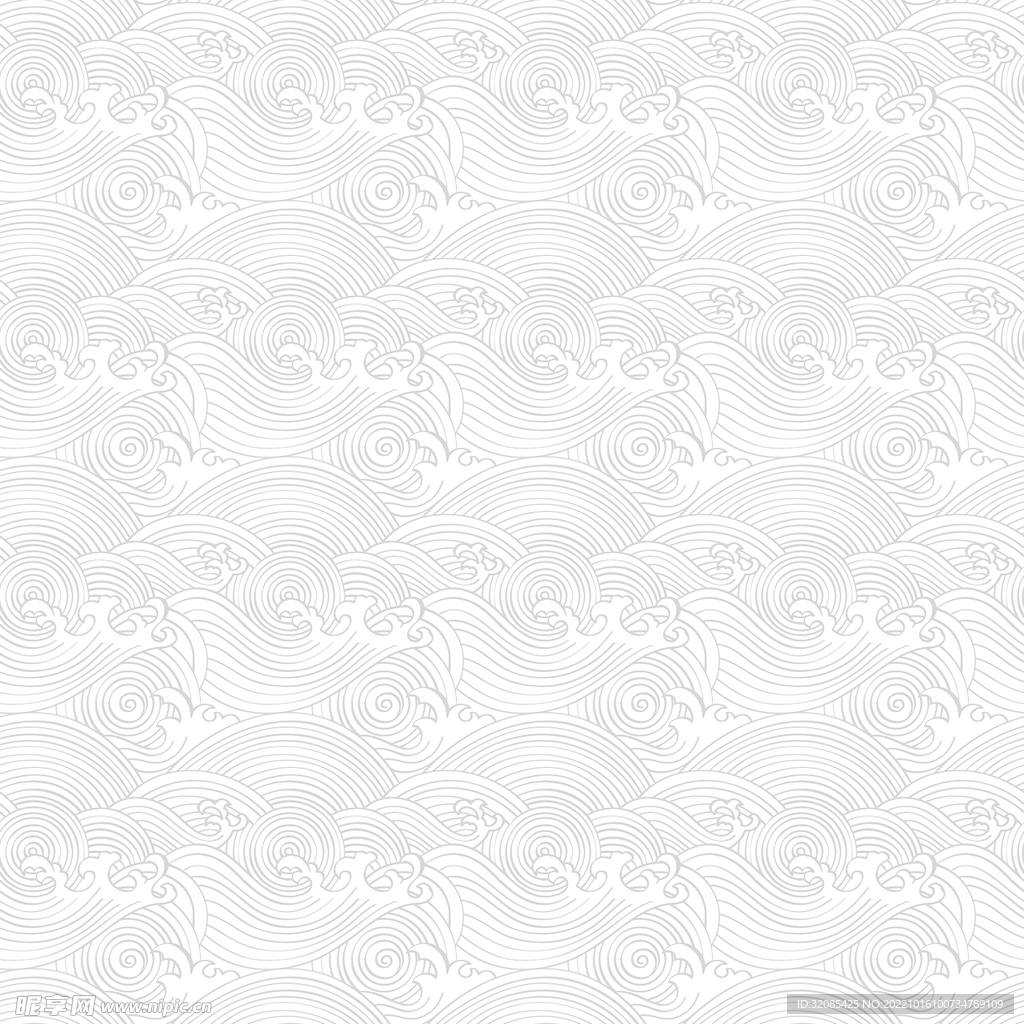 中国风花纹底纹海浪端午节元素