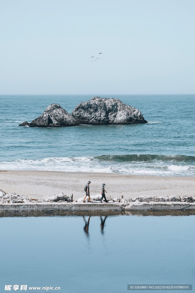 海边