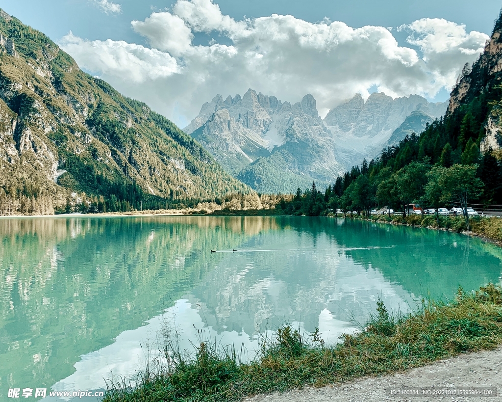 湖泊 摄影图__山水风景_自然景观_摄影图库_昵图网