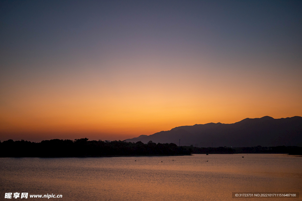 日落 夕阳 彩霞