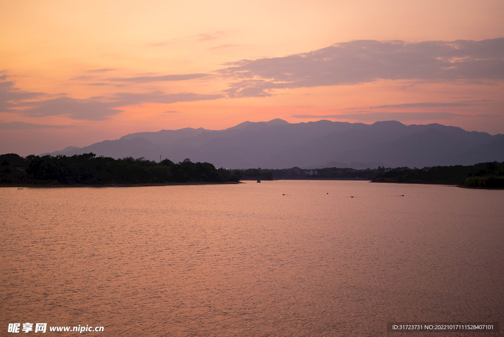 日落 夕阳 彩霞