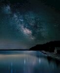 海边星空