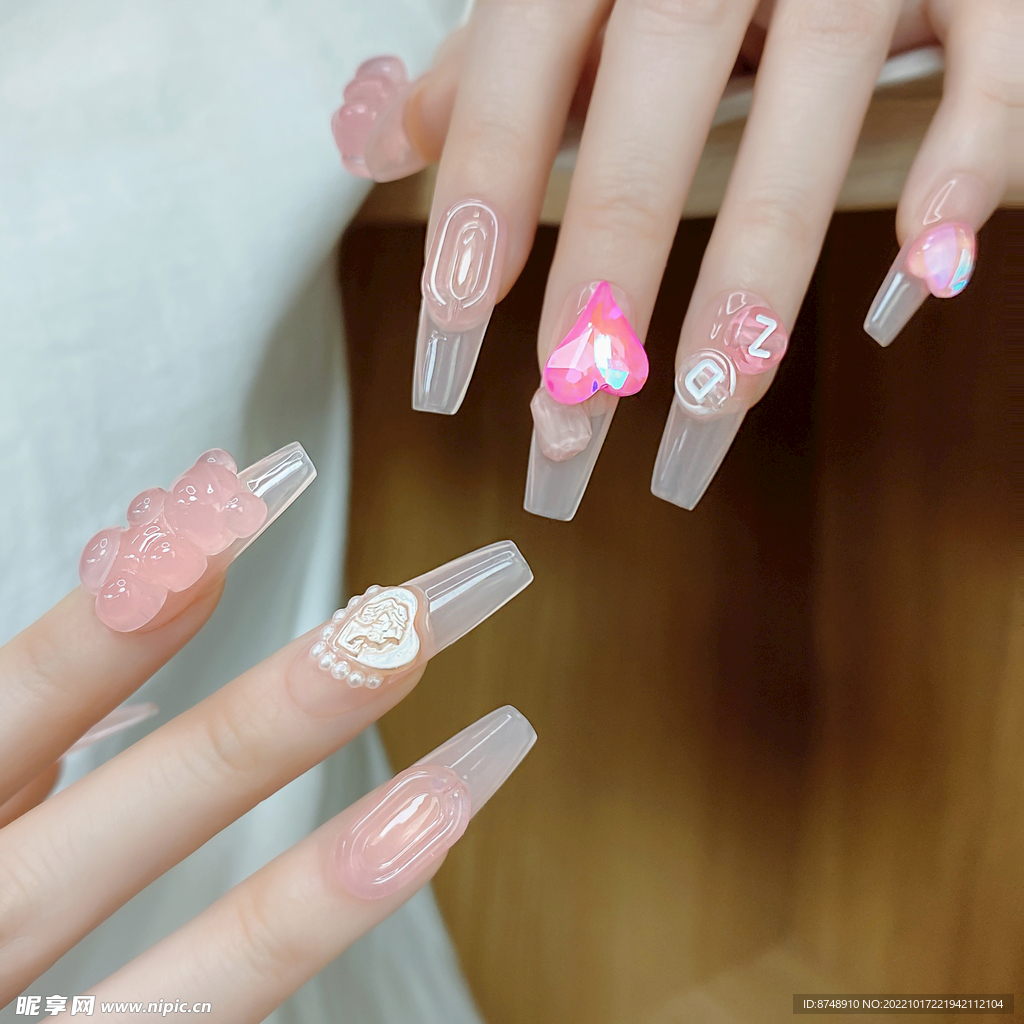  高清美甲图