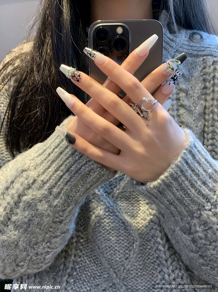  高清美甲图