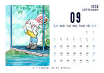 2023年日历9月
