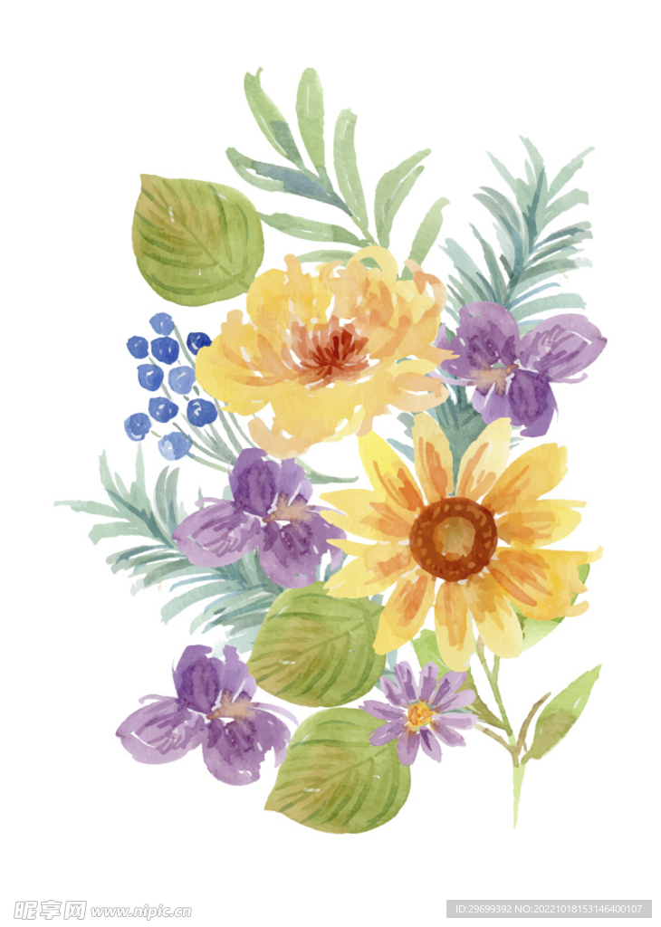 手绘花卉