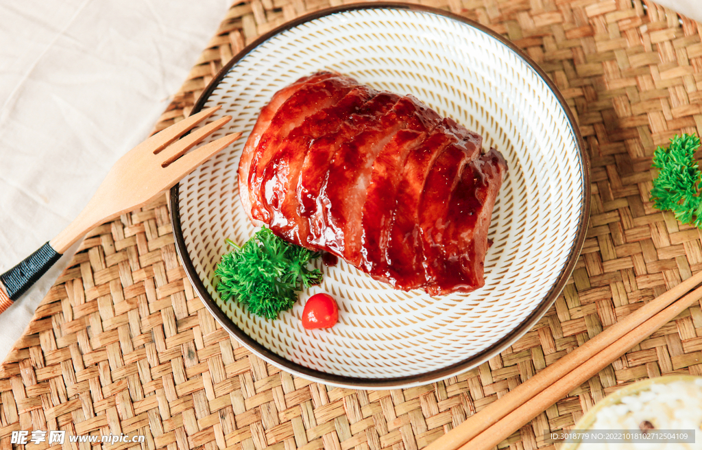 叉烧摄影图__传统美食_餐饮美食_摄影图库_昵图网