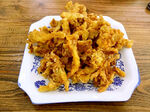椒盐蘑菇特写