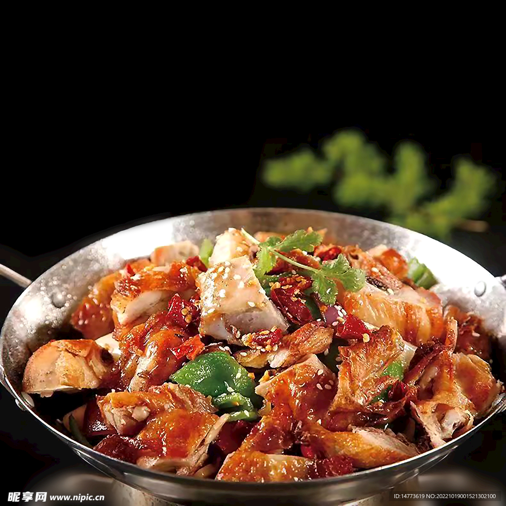 干锅腊鸡