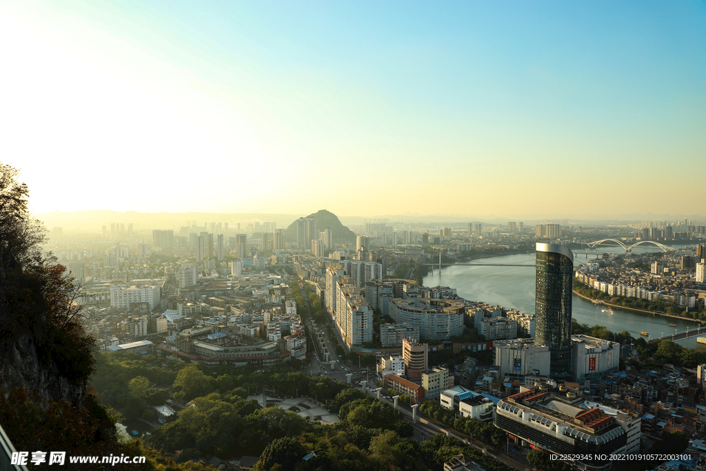 2022柳州全景 大鹅山