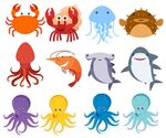 矢量海洋生物