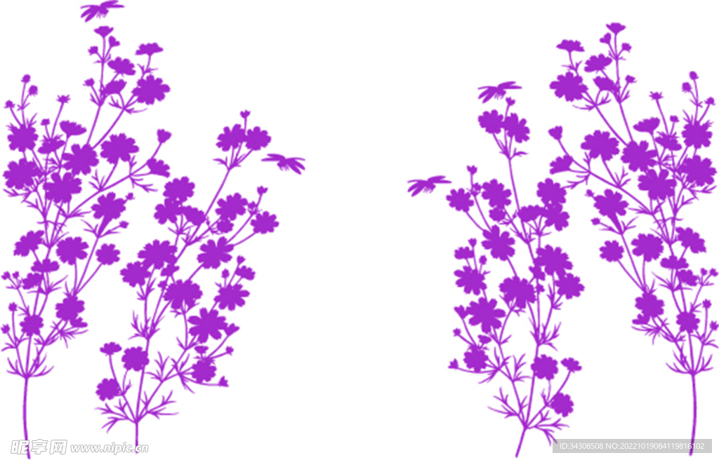 矢量图对角花