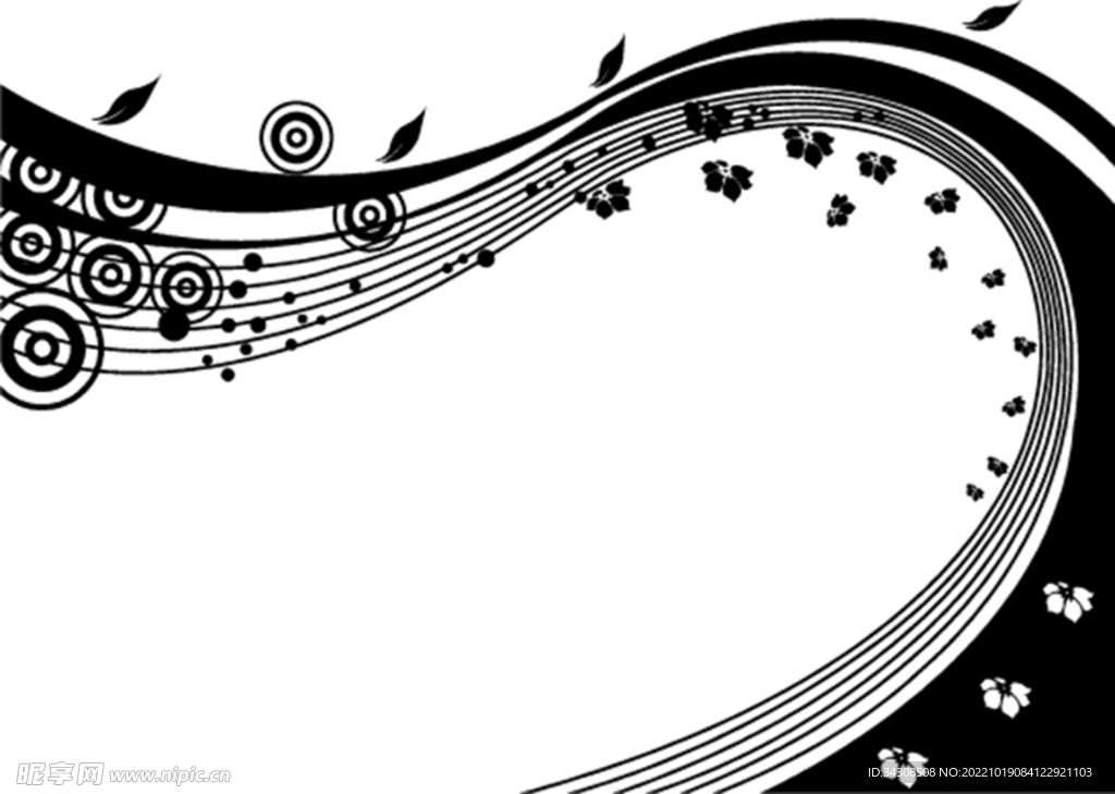 矢量图抽象线条