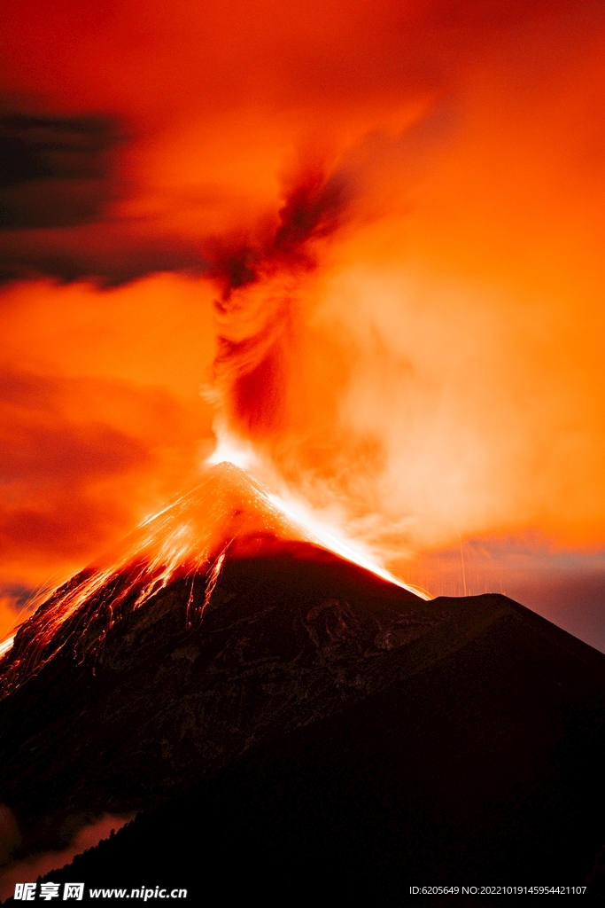 火山岩浆喷发