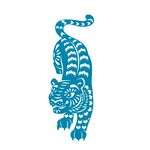 虎剪纸 