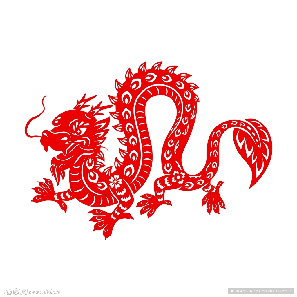龙剪纸 