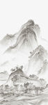 中式水墨国画山