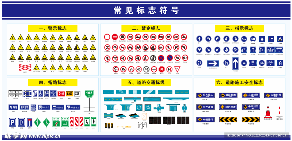 常见交通标志