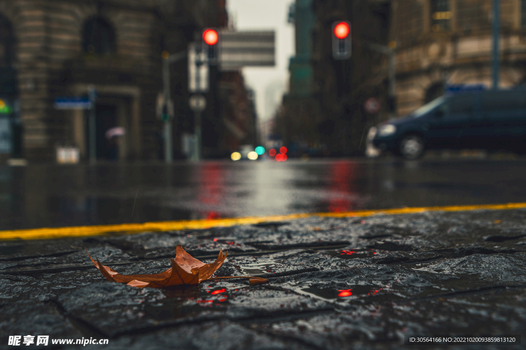 雨季城市道路