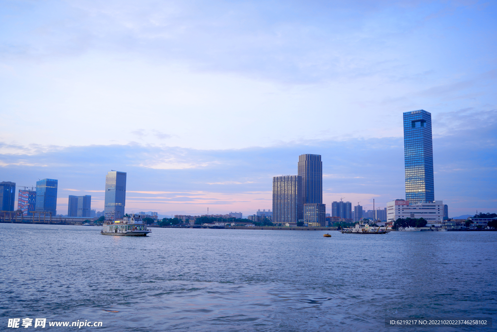 城市江景 广州城市江边