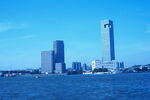 临江建筑江边城市风景 