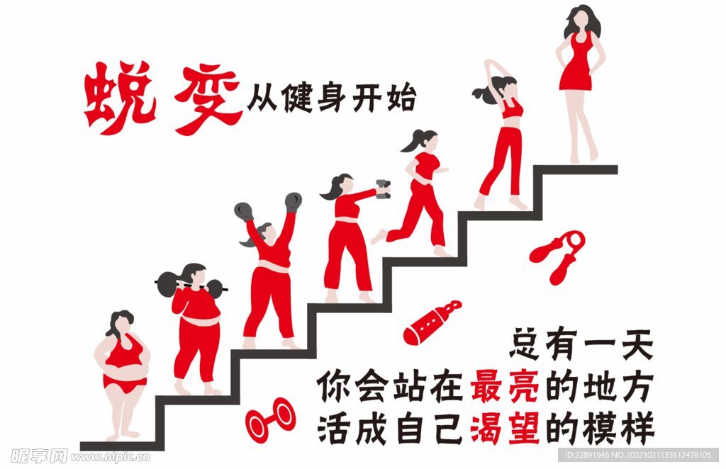 健身标识