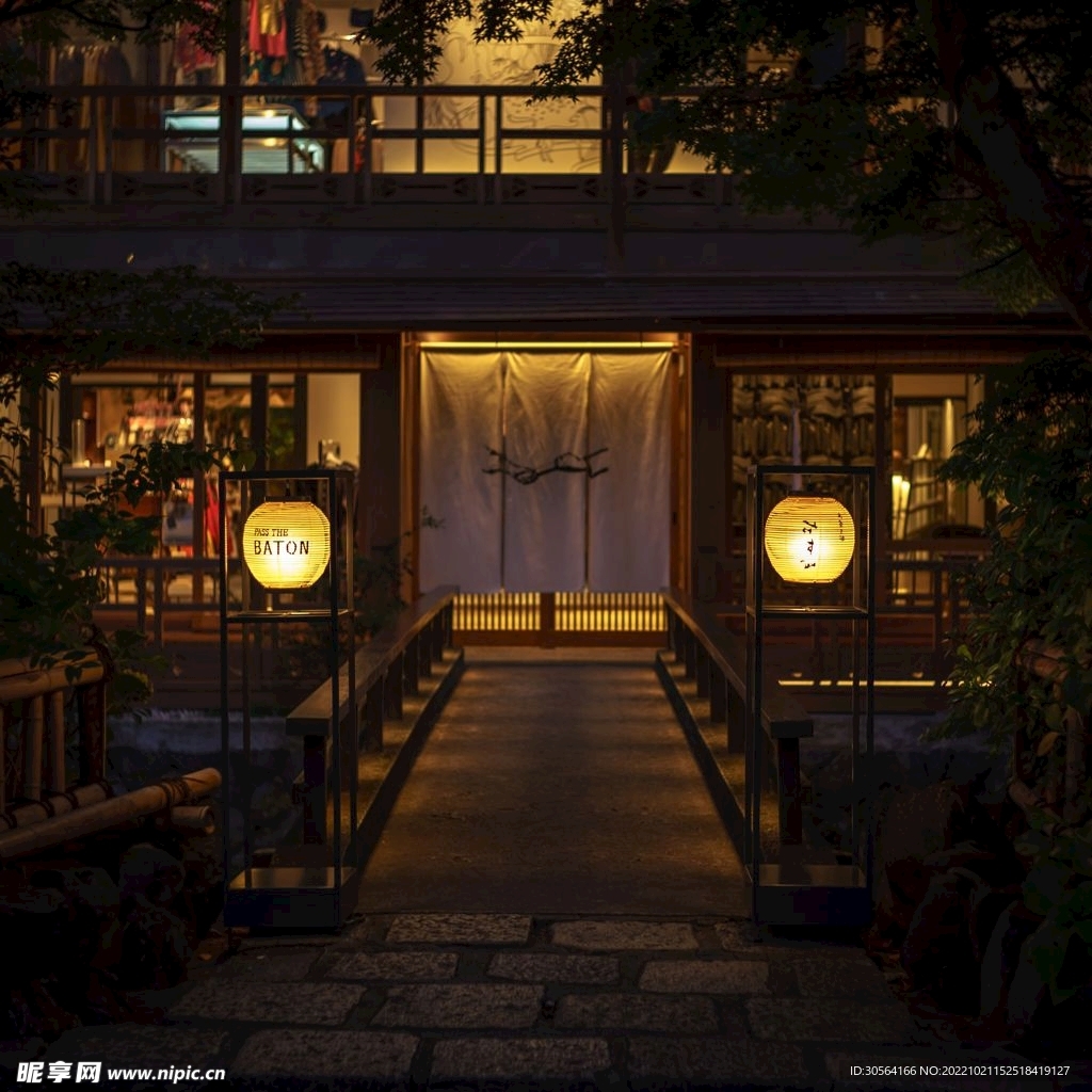 日式复古店铺