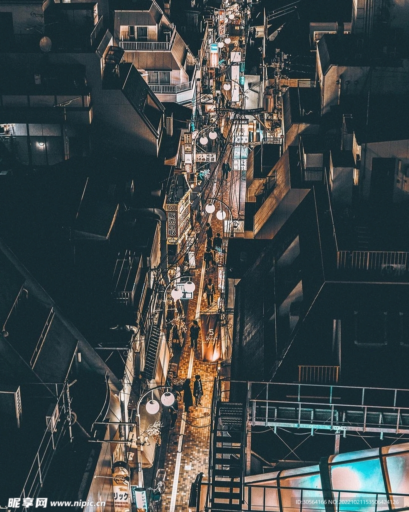 复古城市街道