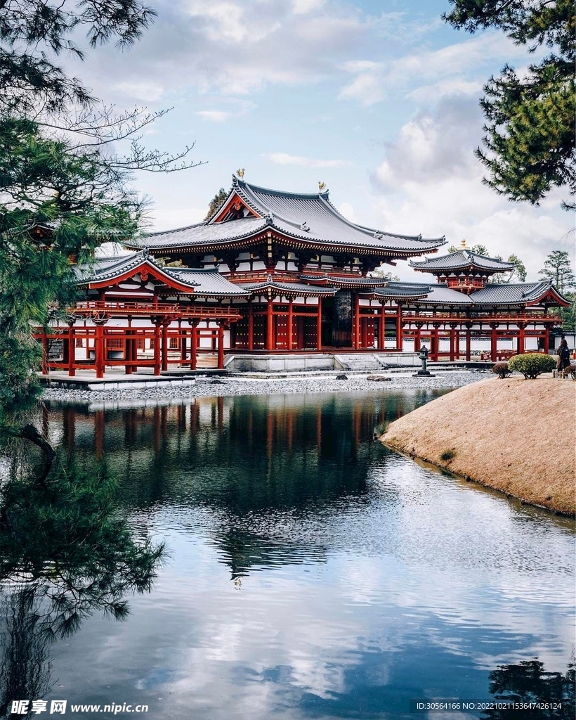 日式公园复古建筑