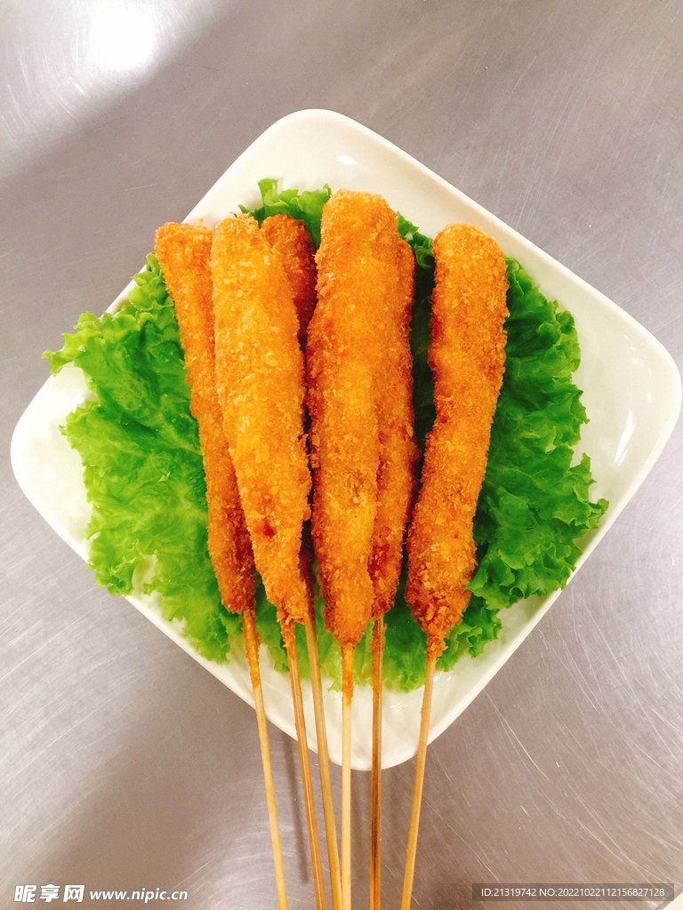 炸鸡柳高清摄影