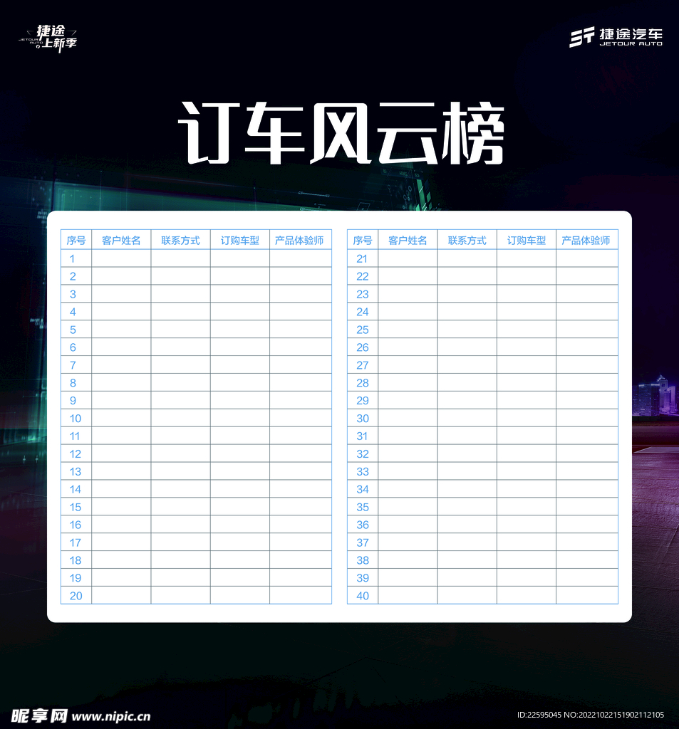 订车风云榜 
