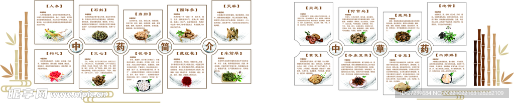 中草药文化墙