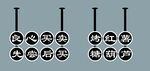 吊杆字