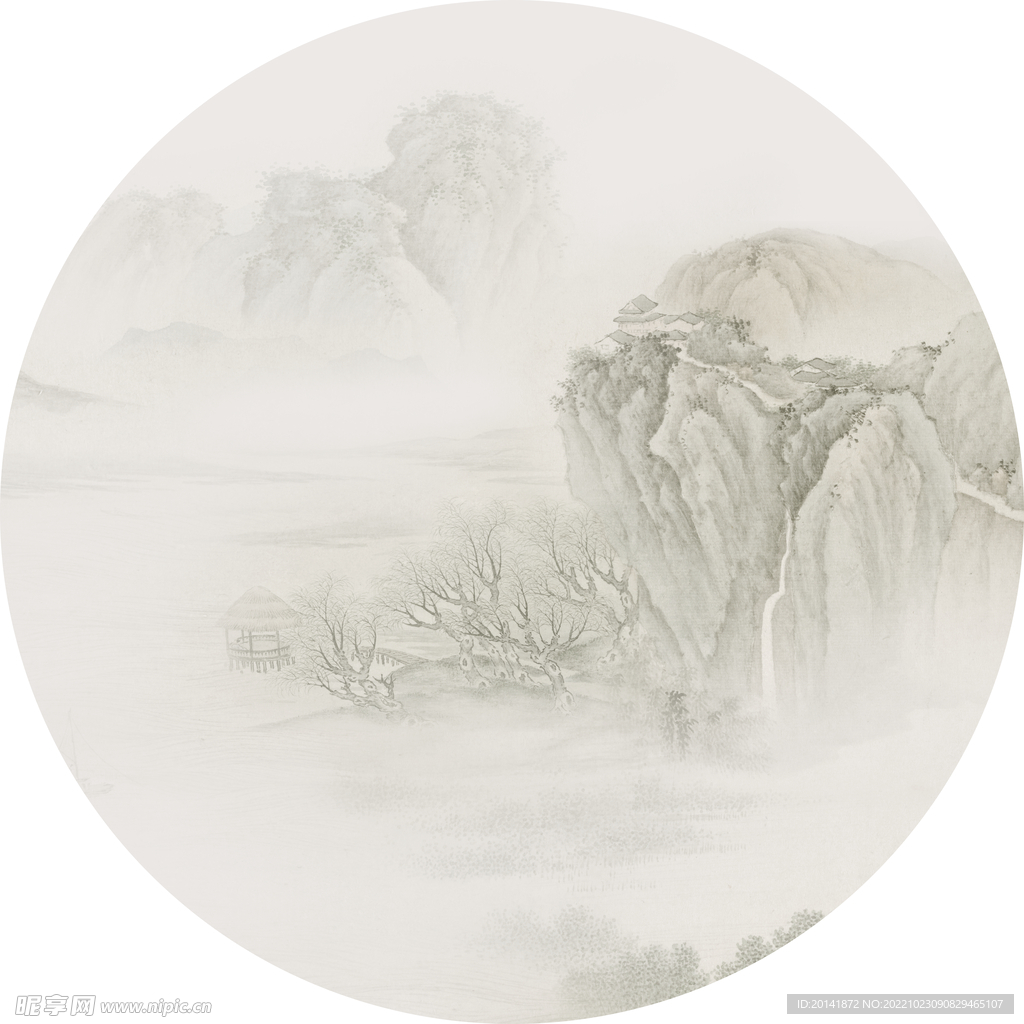 水墨装饰