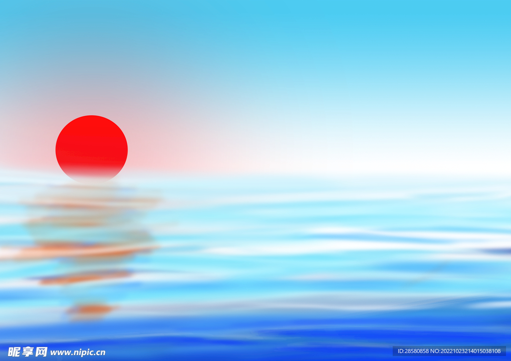 海上日出