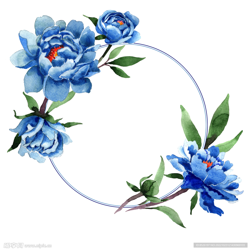 手绘花卉
