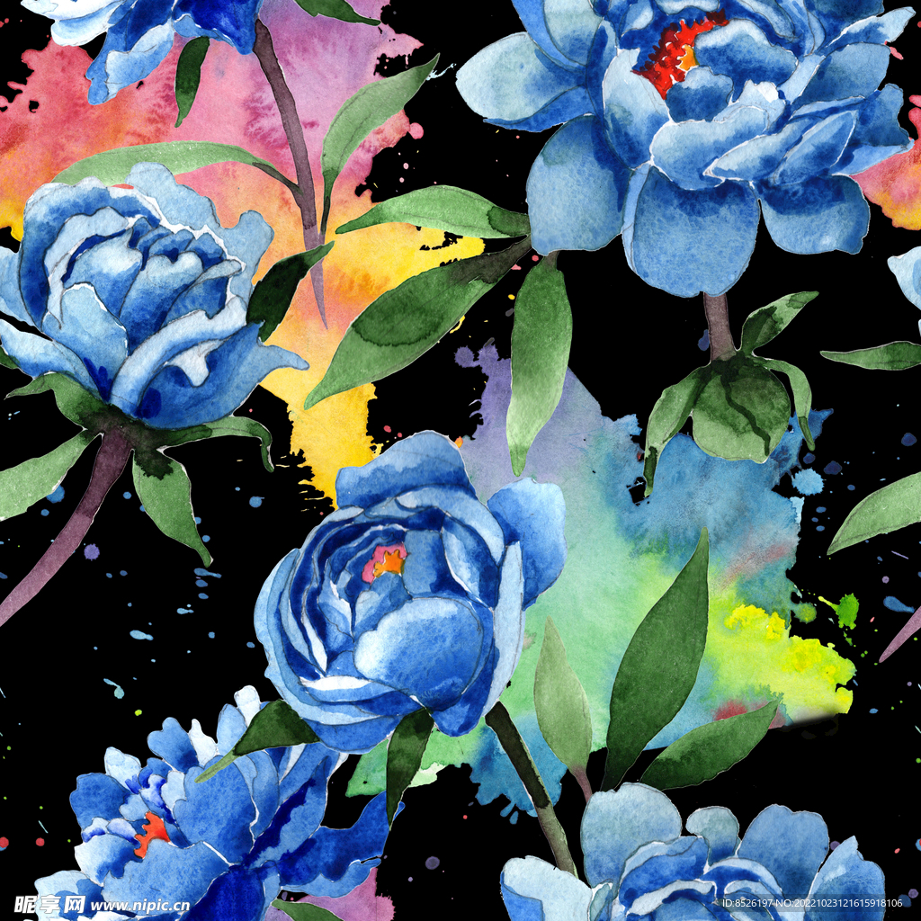 手绘花卉
