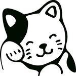 猫卡通矢量素材插画图片