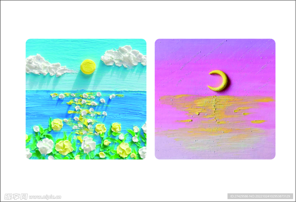 油画插画