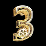 C4D机械数字3
