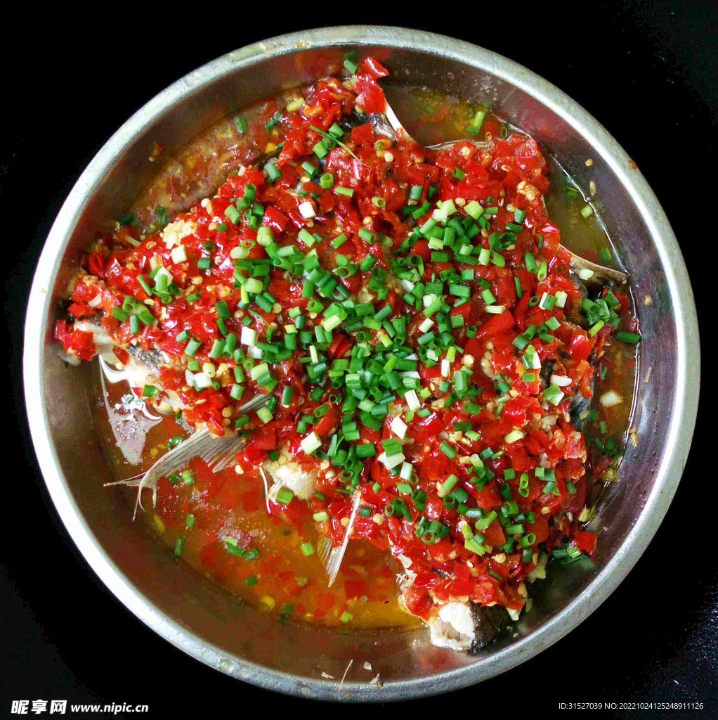 剁椒鱼头高清摄影