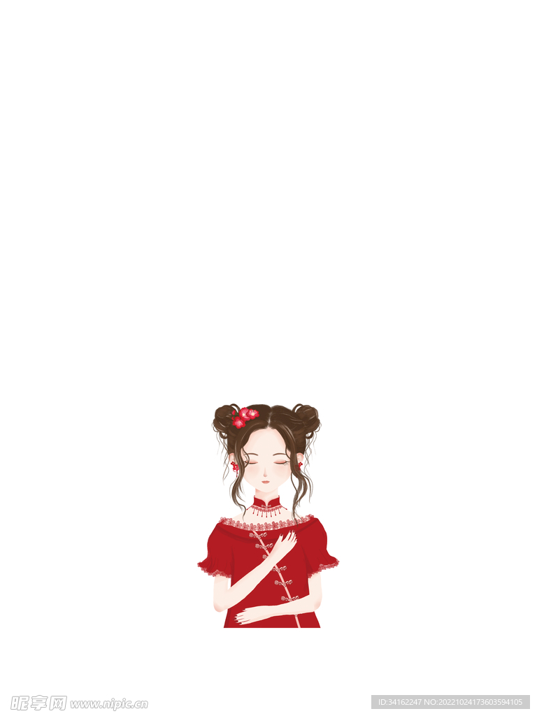  红衣女孩