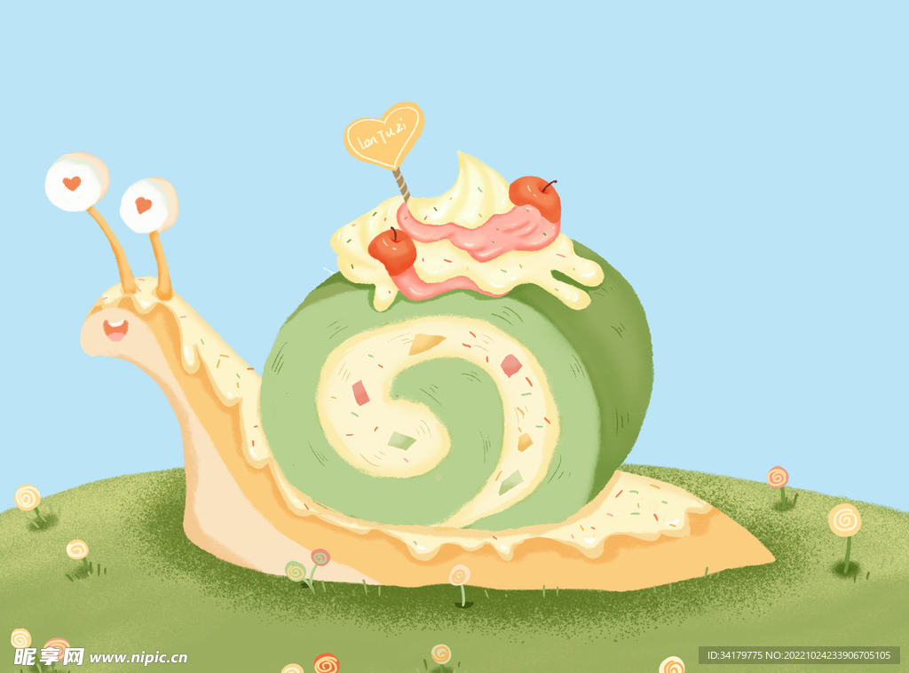 蛋糕蜗牛