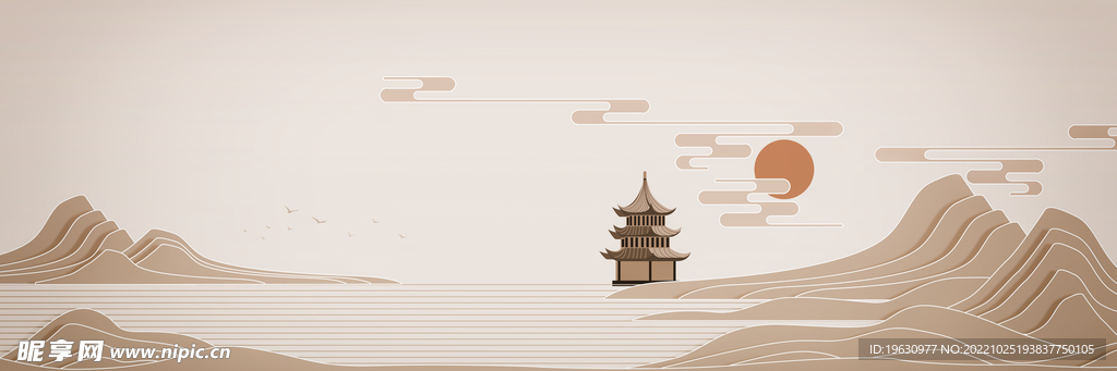 新中式背景