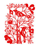 小鸟 窗花 花纹