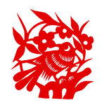 小鸟 窗花 剪纸
