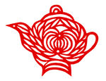 茶壶 窗花