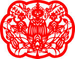  窗花 中国风 剪纸