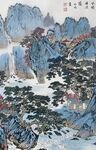 水阁清凉图